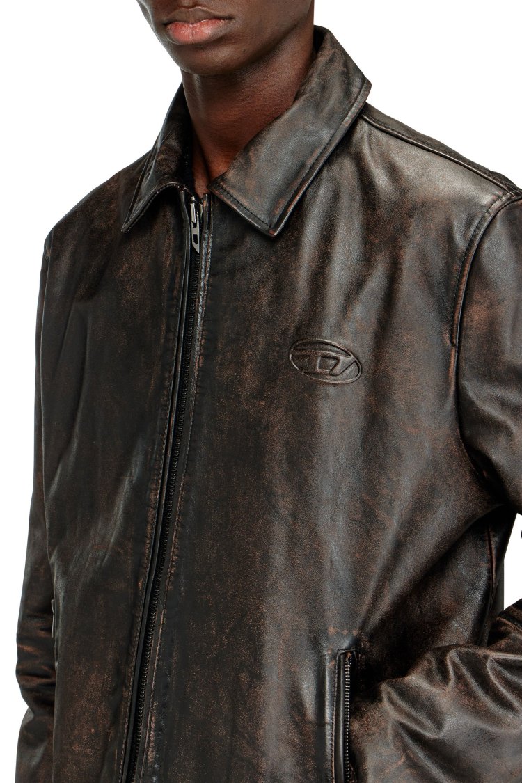 DIESEL l-amar-wrd ¥ 172,700 Leather coach jacket imgi_27_A20461_0BKBR_9XX_A
