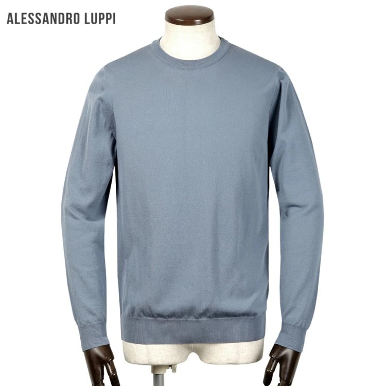 Alessandro Luppi Alessandro Luppi / 26SS FILMAR Dry Cotton High Gauge Long Sleeve Crewneck Knit "2110" imgi_33_alp2610117-01