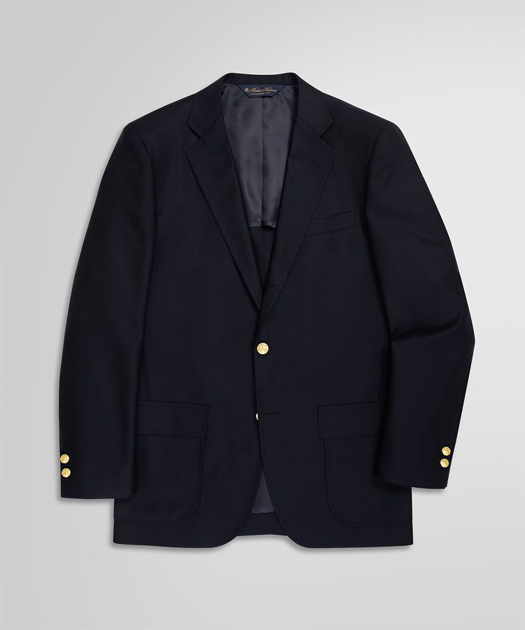 Brooks Brothers/ブルックス ブラザーズ ミラクルクリンプウール 段返り3ボタン ブレザー Traditional