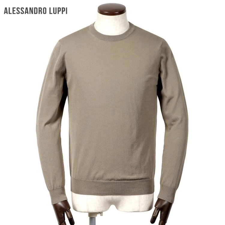 Alessandro Luppi Alessandro Luppi / 26SS FILMAR Dry Cotton High Gauge Long Sleeve Crewneck Knit "2110" imgi_99_alp2610111-01