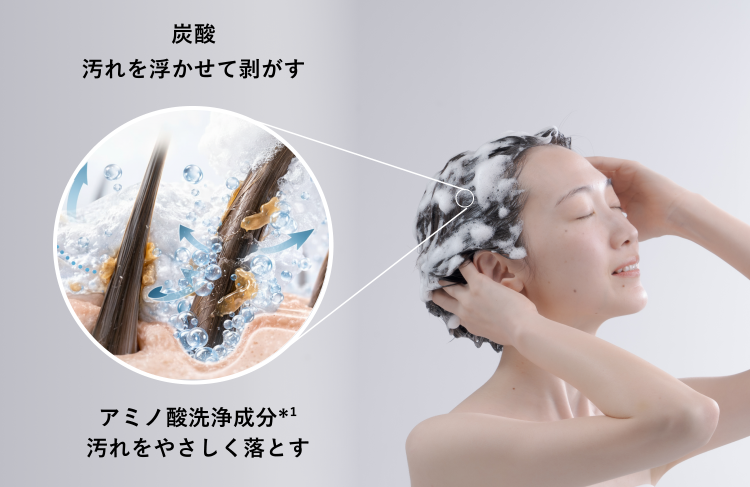 Meglie launches a new concept in carbonated shampoo! "Reboot your hair and scalp once every three days." and make it a habit!
