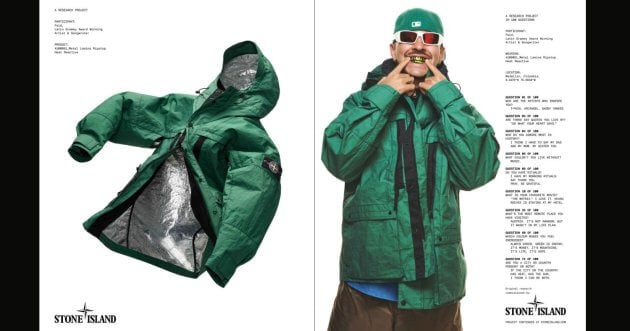 Color changes with temperature! Stone Island launches ” METAL LAMINA RIPSTOP HEAT REACTIVE!