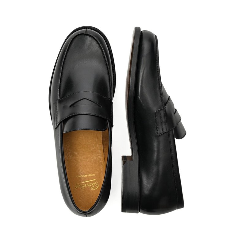 PARABOOT ADONIS H / LIS NOIR アドニス アッシュ ローファー レザーシューズ メンズ グッドイヤー製法 牛革 CUIR PASQ SOLE レザーソール ブラック フランス ブランド