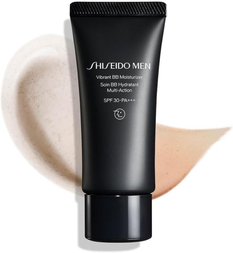SHISEIDO MEN BB Cream Men's SHISEIDO MEN Vibrant BB Moisturizer Makeup Men's Day Cream 40g