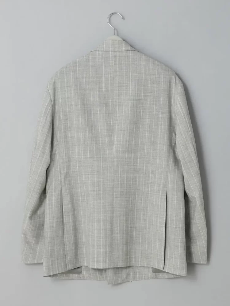 GOOVI / Double-Breasted Jacket / SUPER100's Wool Tropical / Wide Stripes