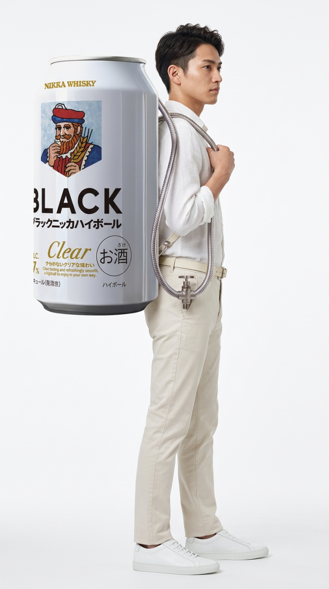 The "Black Nikka Exhibition You Don't Know" is now being held at Harakad! What kind of contents can you enjoy with a canned highball in your hand?