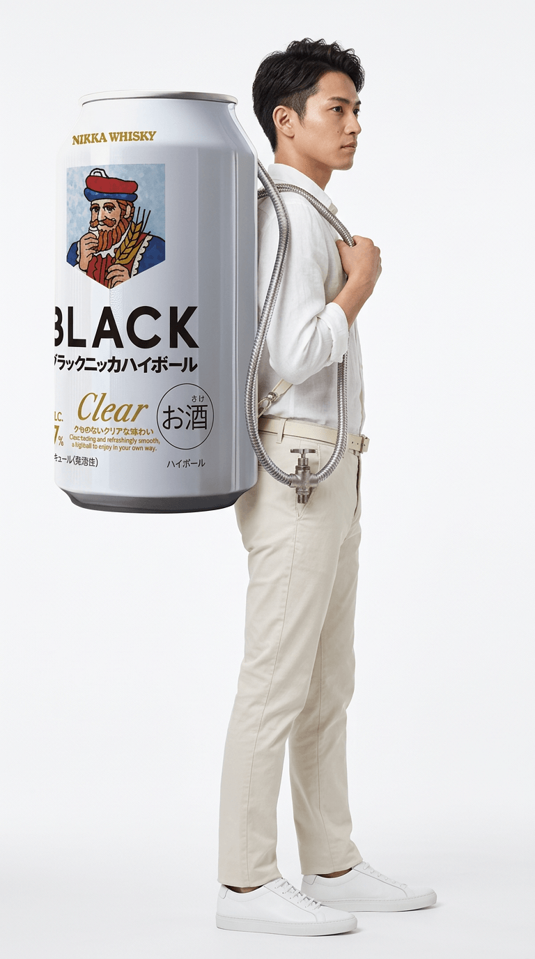 あなたの知らないブラックニッカ展」がハラカドで開催中！缶ハイボール