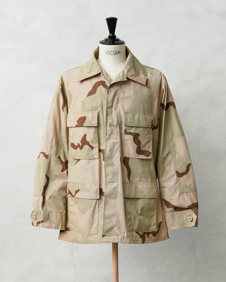 US Army 3 Color Desert Camo DCU Jacket Ripstop