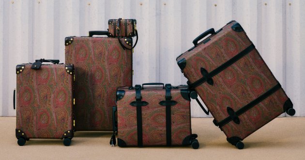 Etro and Globe-Trotter collaborate! Luggage collection with paisley design to beautify your travel