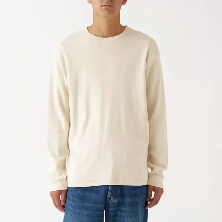 Healthknit "Thermal King Russell Honeycomb Crew Neck Long Sleeve "
