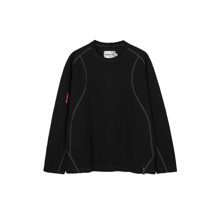 MAGIC STICK ENTERTAINMENT "TECH WAFFLE L/S TEE