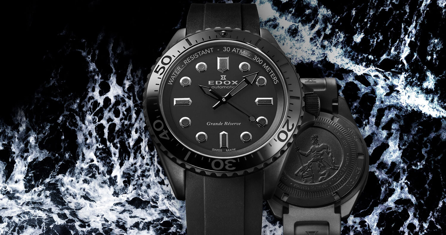 Edox launches the all-black 