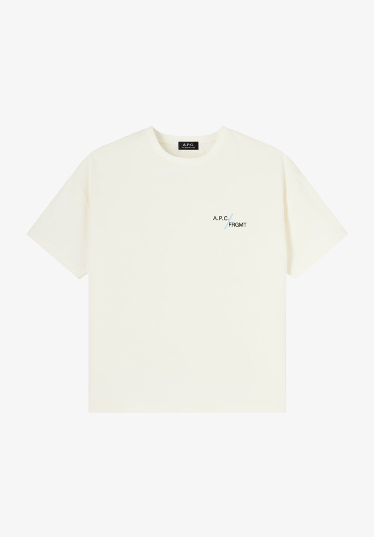 T-SHIRT FRGMT PRINT 1_ AAB - BLANC_ 26400円