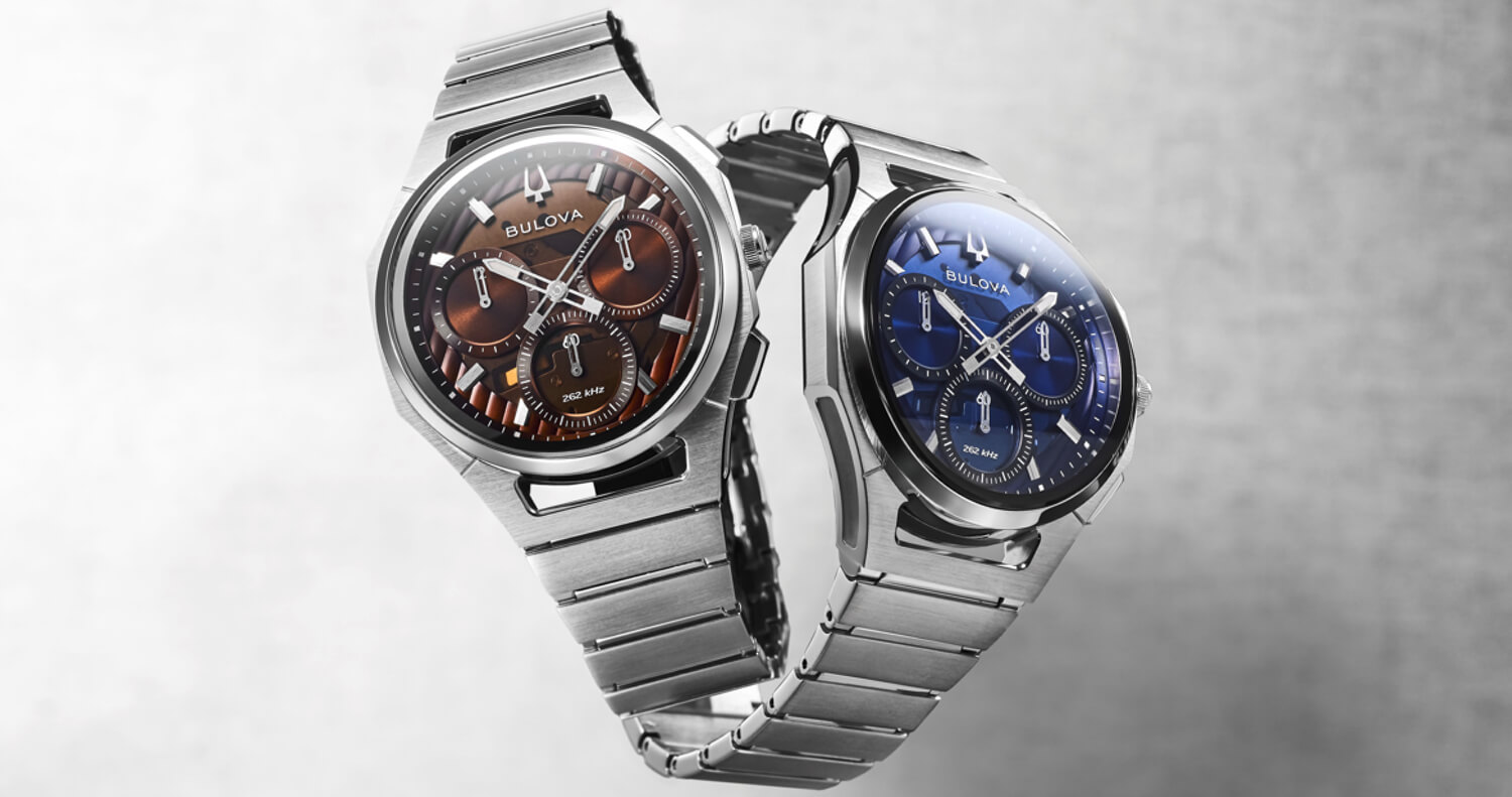 世界初の“曲がった”クロノグラフムーブメントを搭載した、BULOVA「CURV