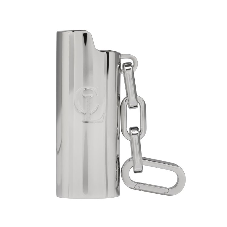 CL Lighter Case Keyring_Silver_ChristianLouboutin
