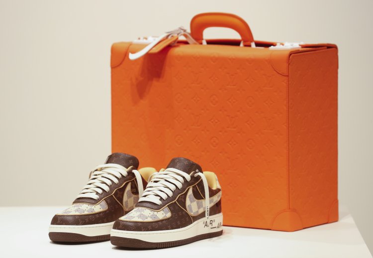 Louis Vuitton and Nike Expression of the "Air Force 1" at Sotheby's
