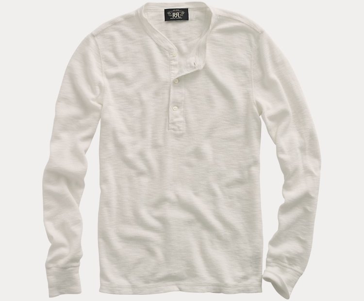 waffle knit shirt