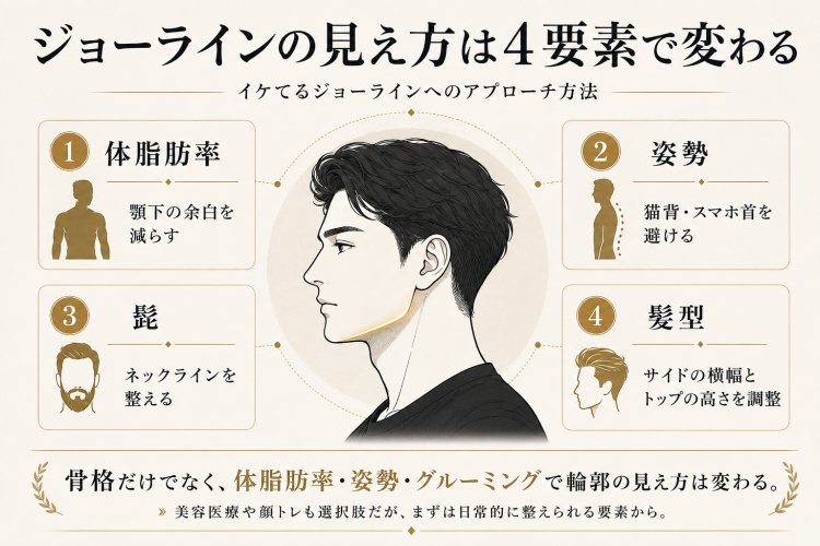 How to prepare the jawline