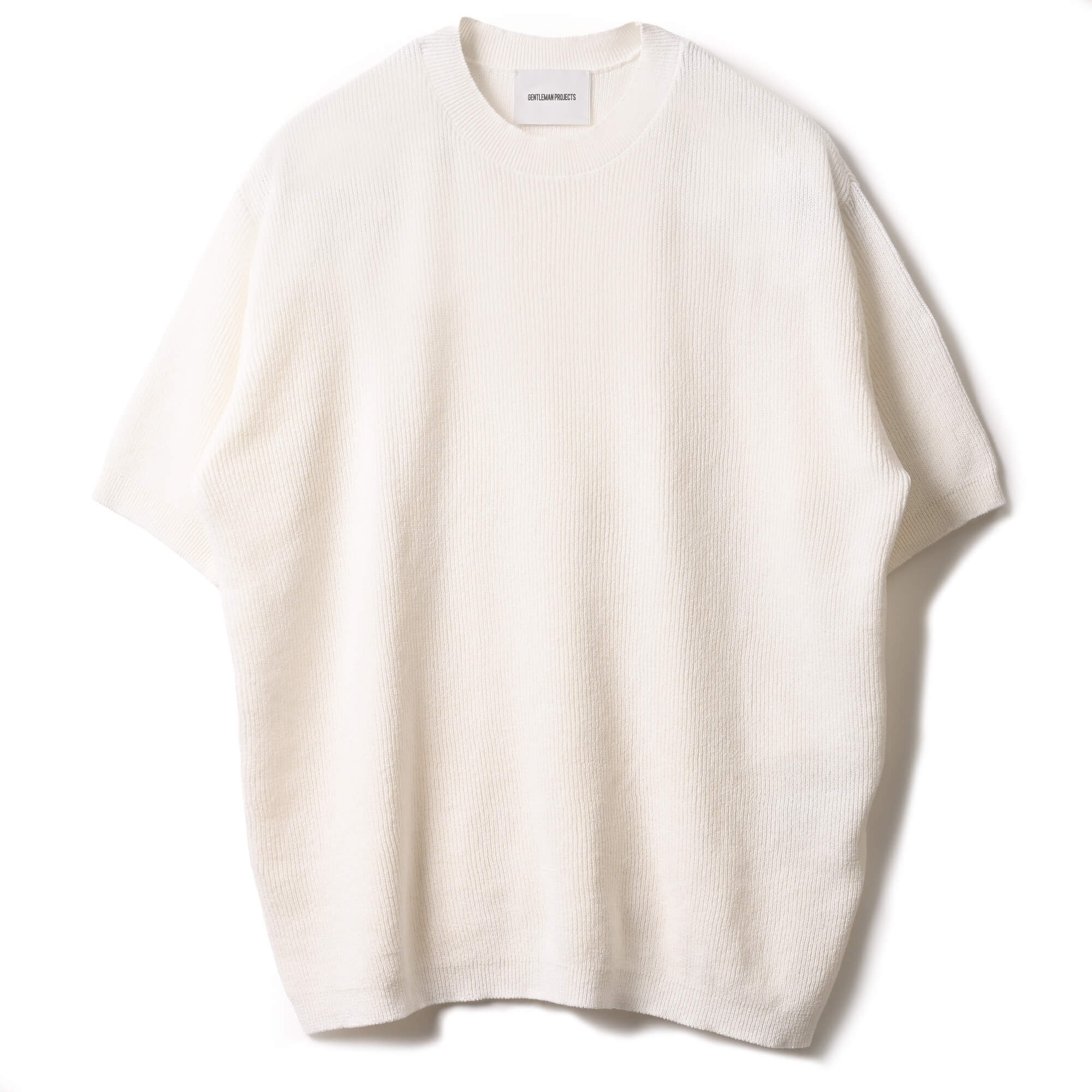 白ニットTシャツ
