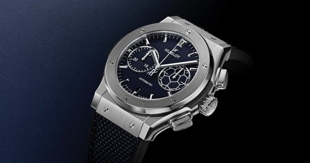 Hublot launches the official watch of the Japanese national soccer team! Limited edition model clad in dark navy