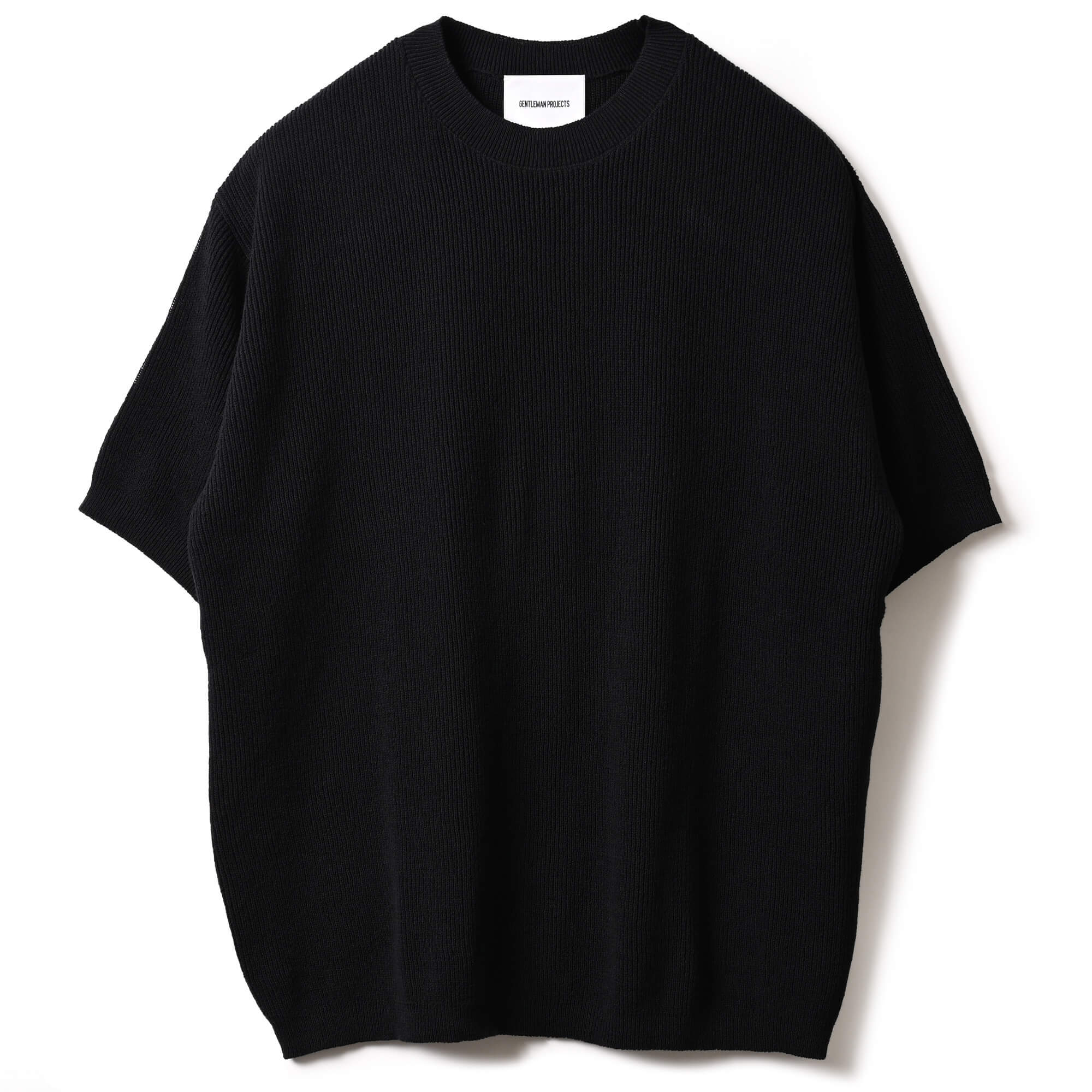 黒12GニットTシャツ