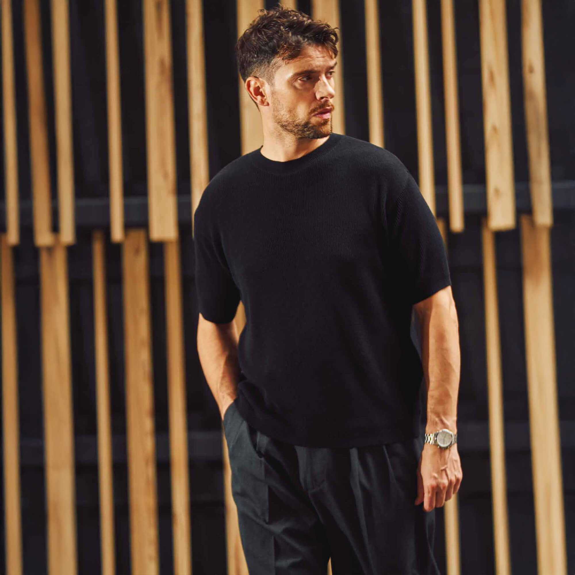 DRY WOOSTER TEE black front