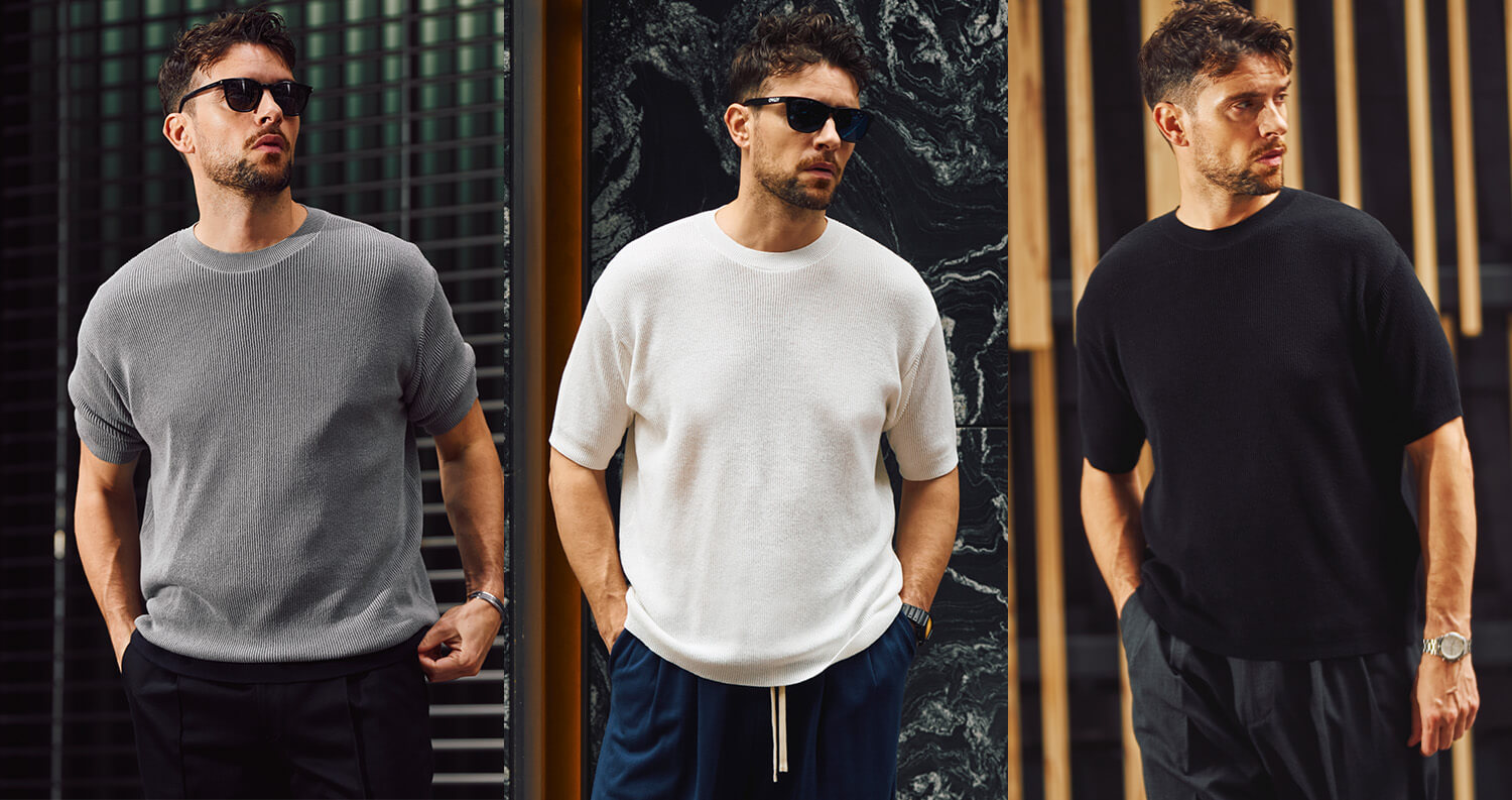 男のTシャツ姿をシンプルなまま差別化する方法は?