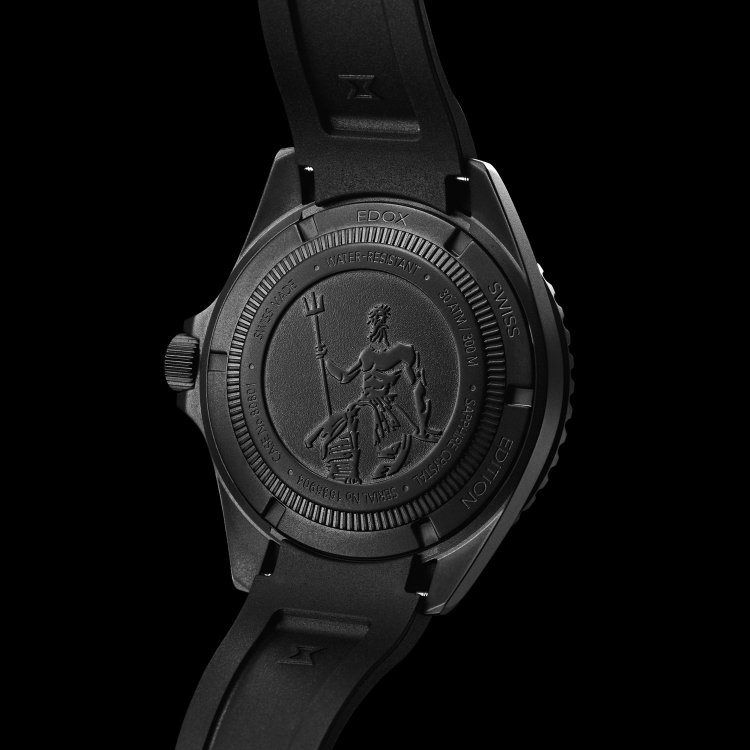 Edox launches the all-black " Neptunian Grande Reserve " watch, limited to Japan!