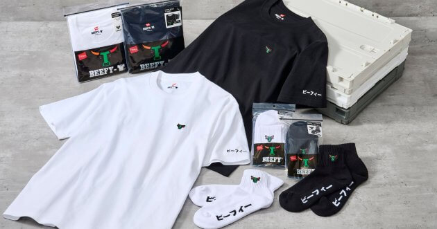 7-Eleven and Hanes Team Up! T-shirts and socks based on the BEEFY series are now on sale