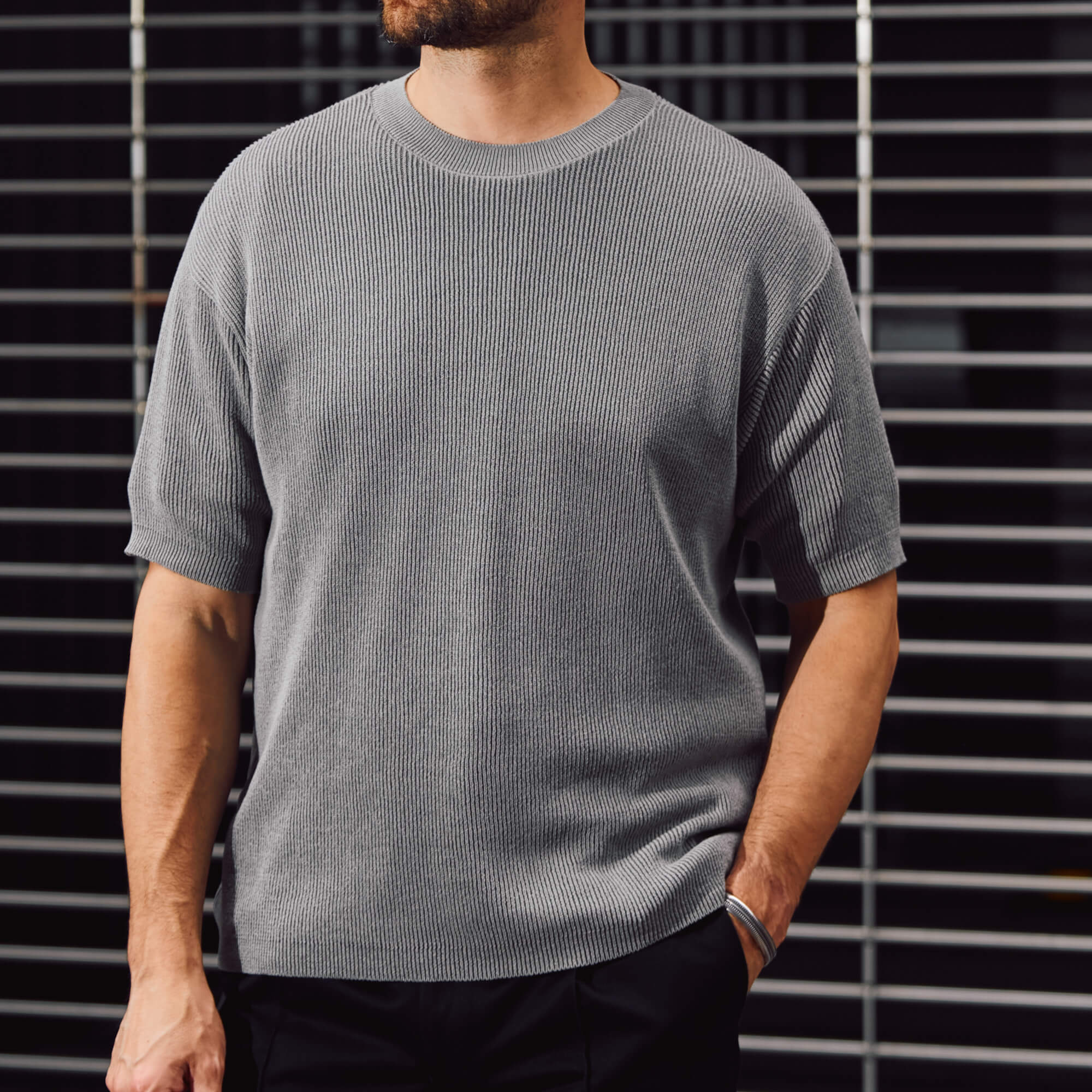 DRY WOOSTER TEE gray