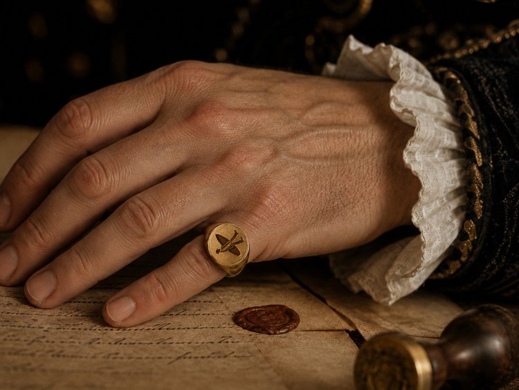 OTOKOMAE Signet Ring