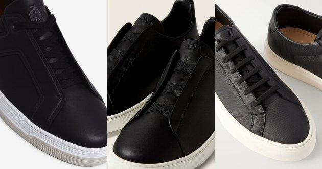 Top 4 Black Leather Sneakers with White Soles That Pair Perfectly with Sophisticated Adult Outfits