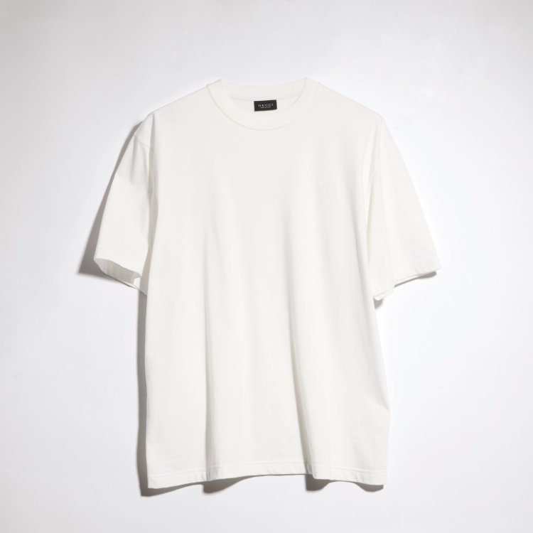 Gucci Embroidered Cotton-Silk Jersey T-Shirt