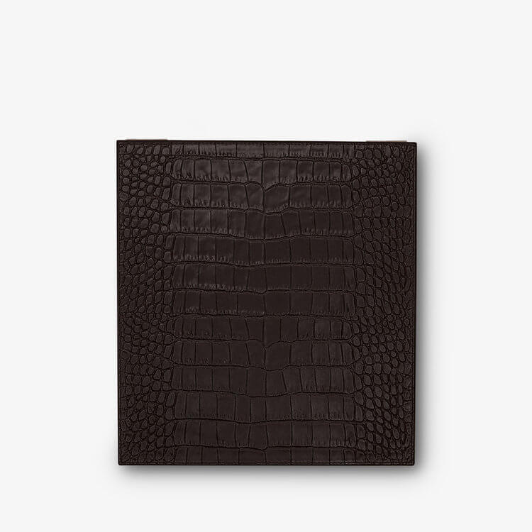Smythson Lockable Watch Box in Mara