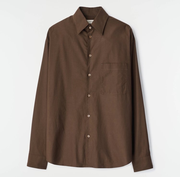 LEMAIRE “Regular-Fit Shirt in Washed Cotton-Silk”