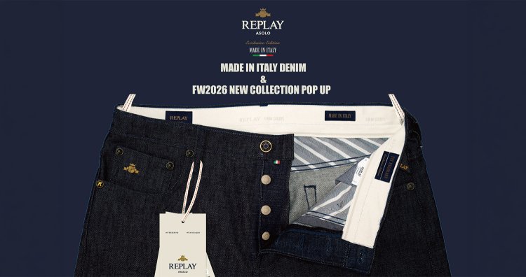 REPLAYが伊勢丹新宿でポップアップを開催！定番デニム「BWAII」の限定エディションを本邦初公開